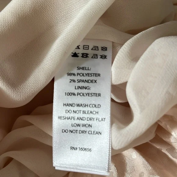 🎈Sincerely Jules Blouse Top Peach Satin Leopard Faux Wrap - Picture 3 of 7